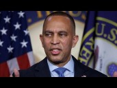 Hakeem Jeffries blames Trump and Republicans for government shutdown before House vote
