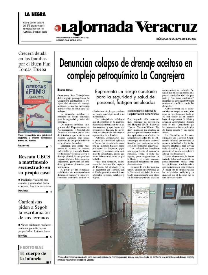 Contraportada del 12 de noviembre de 2025