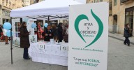 La Asociación de Trastornos Alimentarios y Obesidad de Salamanca se instala en la plaza del Liceo durante este sábado