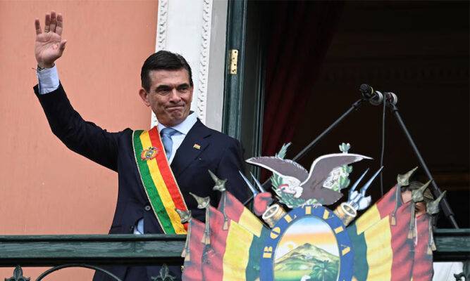 Nuevo presidente de Bolivia pidió a sus ministros  impulsar con vigor el “capitalismo para todos”