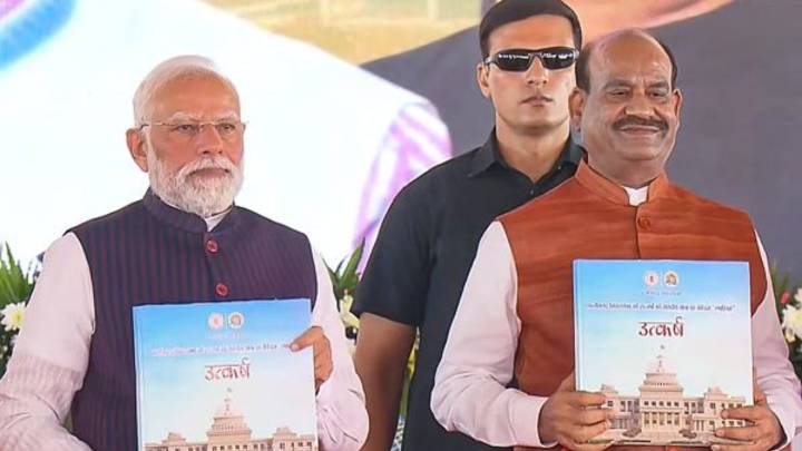 ‘India wiping out Maoist terror’: PM Modi addresses rally, inaugurates new building in Chhattisgarh assembly