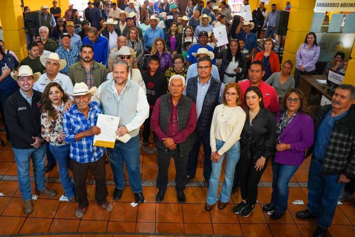 Acerca Ramos Arizpe servicios agrarios a ejidos con jornada RAN Móvil