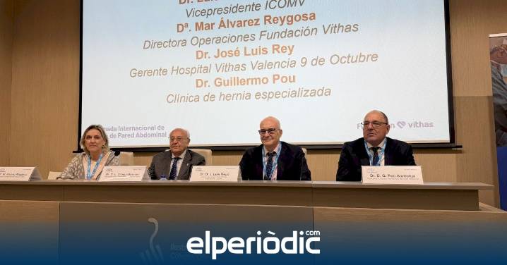 La Fundación Vithas reúne a más de 100 especialistas en Valencia en la V Jornada Internacional de Cirugía de Pared Abdominal
