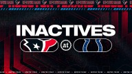 Texans Inactives: Week 13 at Indianapolis Colts