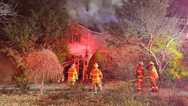 Multiple crews fight early morning fire at Hempfield Township