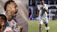 Neymar jugó lesionado, sacó al Santos de zona de descenso y causó llanto de su padre
