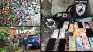Fueron a secuestrar una moto y se encontraron con un búnker: un detenido, $800 mil y 120 dosis de cocaina secuestrados