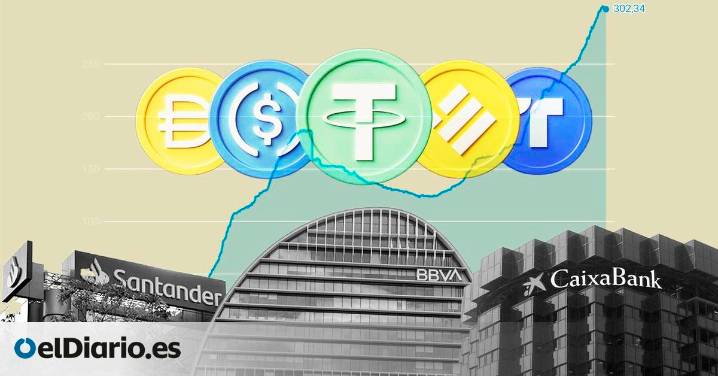 Los bancos españoles se suman a la ola de las stablecoins: "Si hubiera una crisis, ¿quién dará la liquidez?"