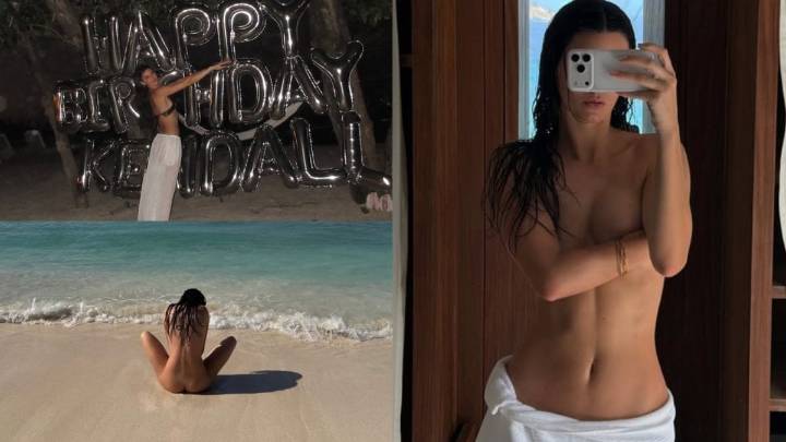 Kendall Jenner Goes NUDE For 30th Birthday In Sexy Beachside Pics, Internet Reacts Strongly