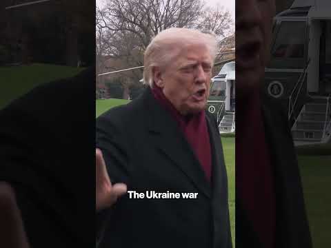 Reporters Press Trump: “Is This Your Final Offer to Ukraine?” #shorts