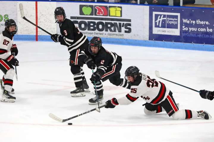 Boys Hockey: Late goal barrage lifts Alexandria past Orono for first win