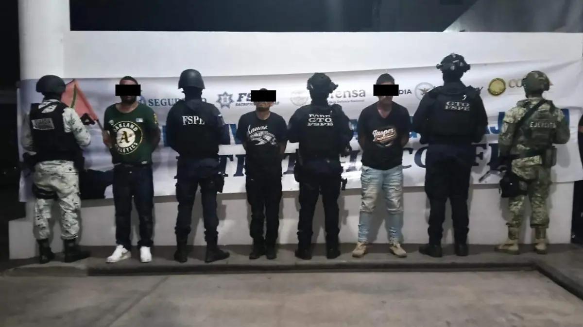 Golpe a la delincuencia en Guanajuato: 4 detenidos y más de 81 mdp asegurados en octubre