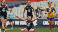 AFLW finals: West Coast Eagles pounded by Carlton in club’s first