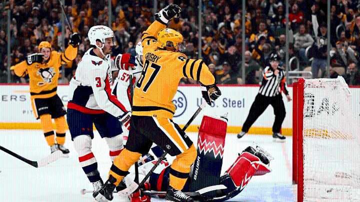 Crosby scores twice on power play, Penguins recover for win against Capitals