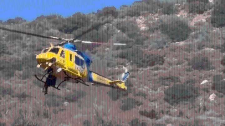 Drones used in operation to rescue lost elderly hikers near Ojai