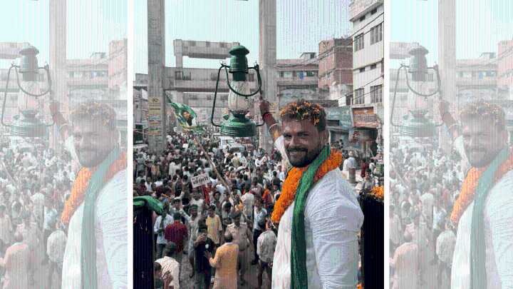 Tight contest in Chapra, actor-turned-RJD candidate Khesari Lal Yadav trails by 1,500