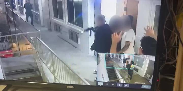 Surveillance video of Colorado Springs officer