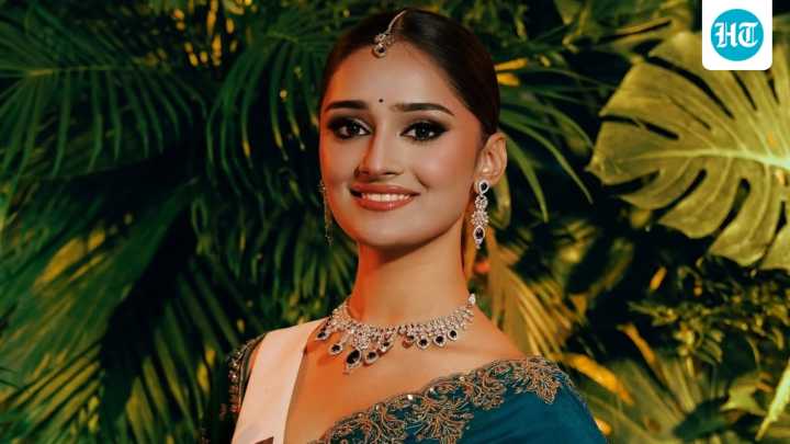 Miss Universe India Manika Vishwakarma shines in saree on international stage
