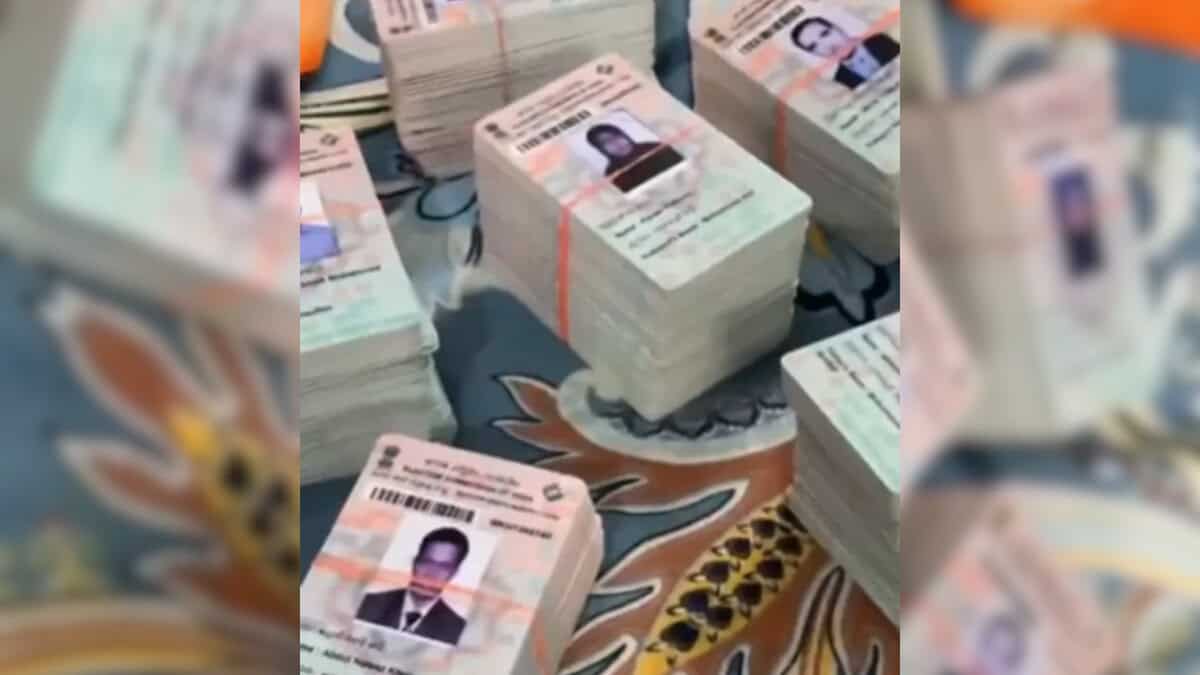 Jubilee Hills by election: Harish Rao accuses Congress of distributing fake voter cards