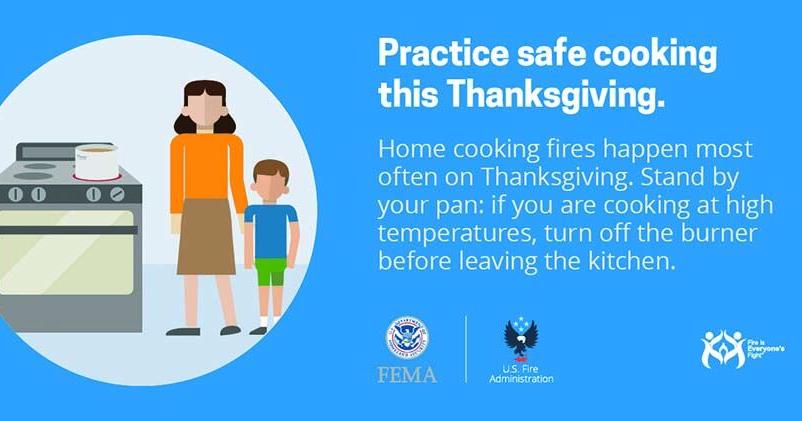 Beware of cooking fire hazards this Thanksgiving