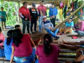 Javier Arenas recorre el Bajo Delta y supervisa zonas afectadas por el río Orinoco