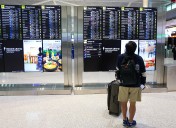 Frustrated travelers stranded as more than 1,000 weekend flights through Newark airport canceled, delayed