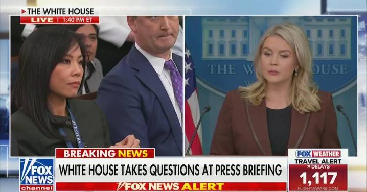 Karoline Leavitt Insists Shocking Epstein Emails Prove Trump Did ‘Nothing Wrong’