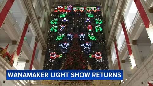 Philadelphia's historic Wanamaker Light Show and Dickens Village saved after $500K fundraising effort