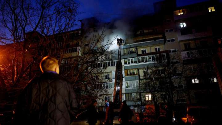 Ataque Masivo Ruso contra Kiev Deja Un Muerto y Afectaciones a las Redes de Calefacción