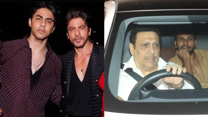 SRK, son Aryan and Govinda visit Dharmendra at Mumbai hospital. Watch videos