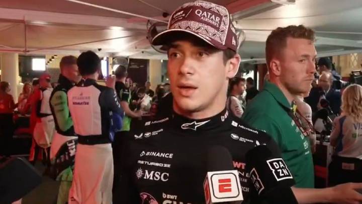 Franco Colapinto, tras terminar último en la Sprint del GP de Qatar: "Frustrante"
