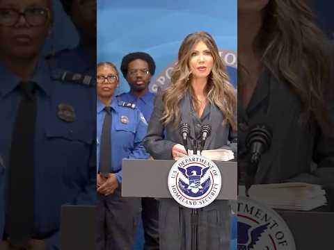 Noem Gives TSA Workers $10,000 Bonuses After Shutdown