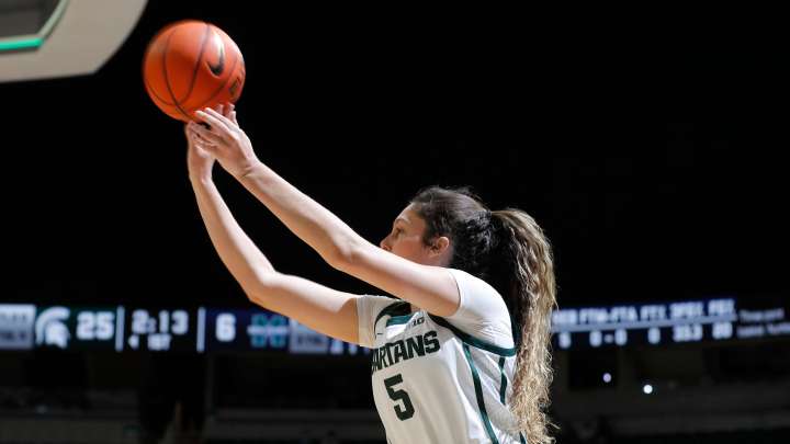 Emma Shumate embracing superpower as shooter for MSU women's basketball