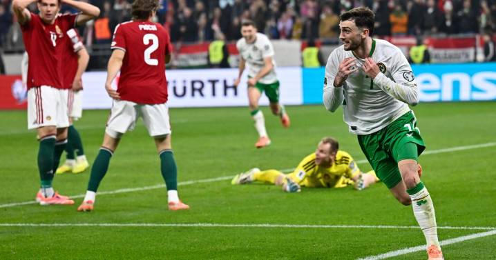 Troy Parrott hat trick as Ireland reaches World Cup playoffs after stunning comeback against Hungary