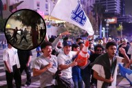 Salvajes celebraciones en las calles de Los Ángeles tras victoria de los Dodgers: coches vandalizados, gas lacrimógeno y caos total