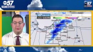 More intense lake effect snow this afternoon