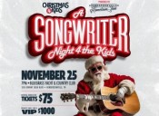 Christmas 4 Kids Announces Inaugural ‘Songwriter Night 4 the Kids’ Fundraiser in Hendersonville