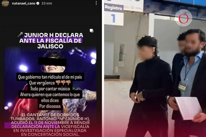 Natanael Cano se enoja por cancelación de concierto de Junior H y manda mensaje a la “plebada”