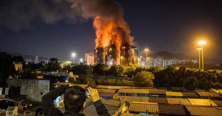 13 dead in Hong Kong as fire spreads on bamboo scaffolding