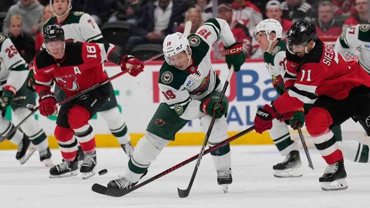 Wild’s Pitlick receives match penalty for hit to head of Hurricanes’ Chatfield