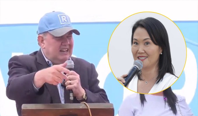 Rafael López Aliaga responde a Keiko Fujimori: lo criticó por postular a la presidencia y al senado