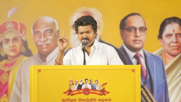TVK chief Vijay accuses DMK of abandoning Annadurai’s ideals