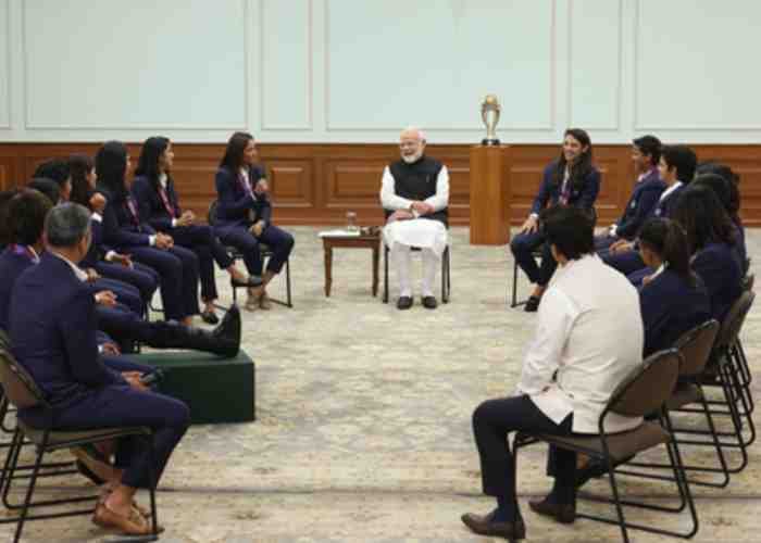 PM Modi’s heartwarming chat with World Cup-winning women’s cricket team goes viral