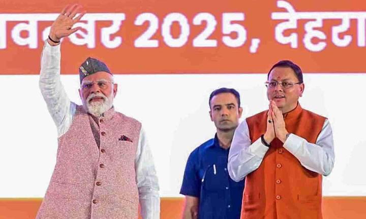 25 years of Uttarakhand: Modi praises Dhami govt’s UCC, anti