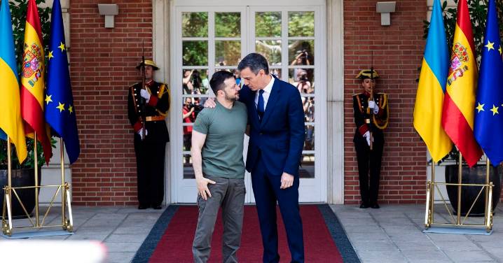 Zelenski se reunirá el martes con Pedro Sánchez en Madrid y visitarán el 'Guernica'