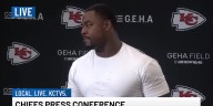 Chris Jones speaks after the Chiefs' win against the Colts