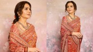 Nita Ambani Is Resplendent In A Tarun Tahiliani Jamawar Saree For Gir Temple Inauguration
