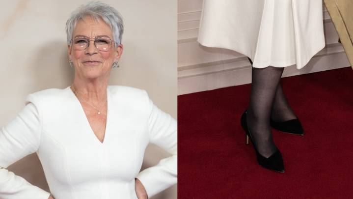 Jamie Lee Curtis Adds a Subtle Twist to the Classic Black Pump