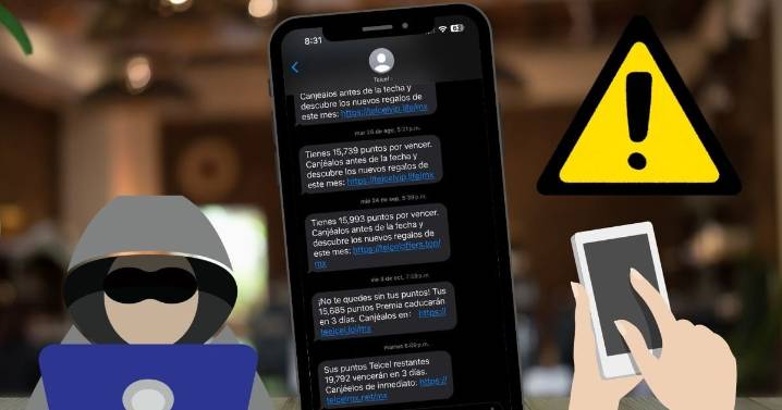 Cuidado, ese SMS urgente para cambiar miles de puntos sería falso, se trata de spoofing
