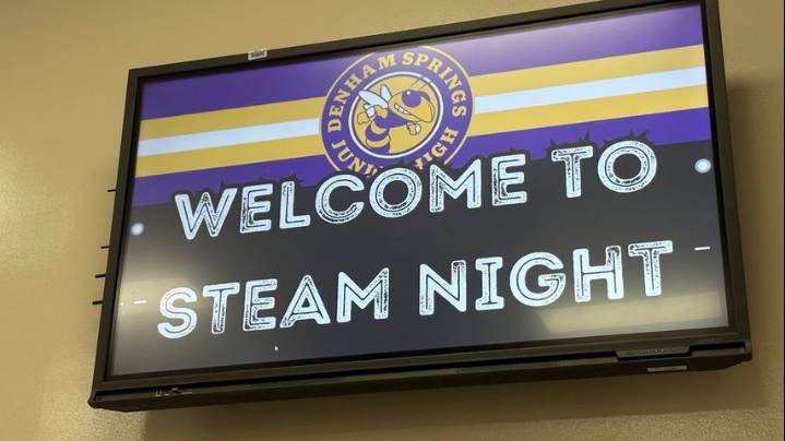 Denham Springs Junior High students learn career paths during STEAM night